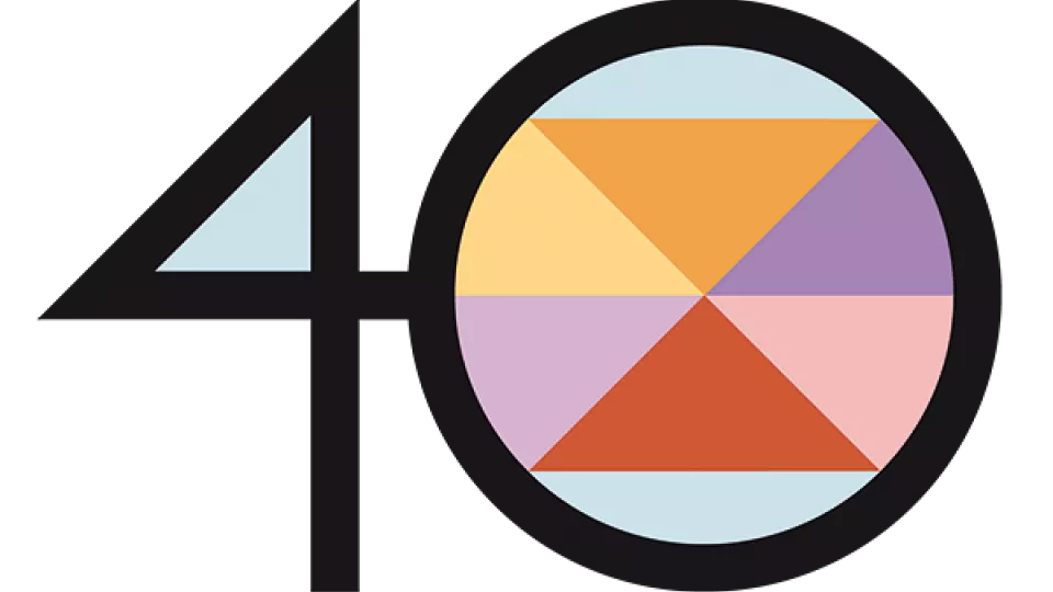 Logotyp Genusvetenskap 40 år